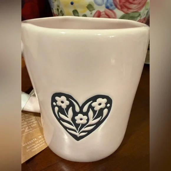Rae Dunn Pink 'Let Love Bloom' Mug - Picture 4 of 7